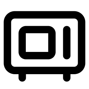 Microwave Icon from Lucide Line Set