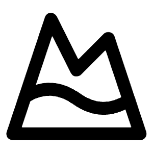 Mountain Snow Icon from Lucide Line Set