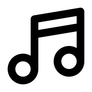 Music 4 Icon from Lucide Line Set