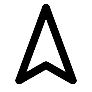 Navigation 2 Icon from Lucide Line Set