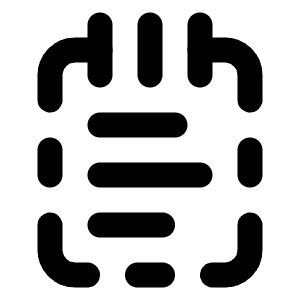 Notepad Text Dashed Icon from Lucide Line Set