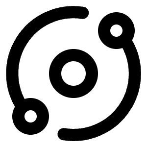 Orbit Icon from Lucide Line Set