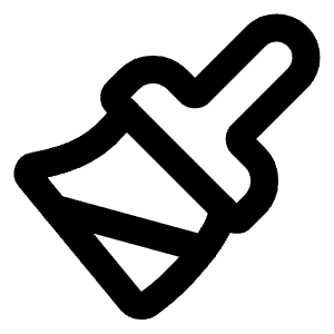 Paintbrush Icon from Lucide Line Set