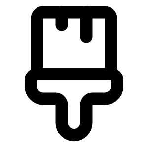 Paintbrush Vertical Icon from Lucide Line Set