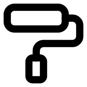 Paint Roller Icon from Lucide Line Set
