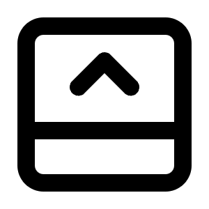 Panel Bottom Open Icon from Lucide Line Set