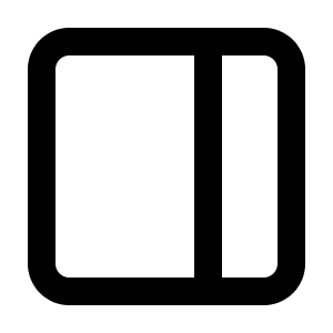 Panel Right Icon from Lucide Line Set