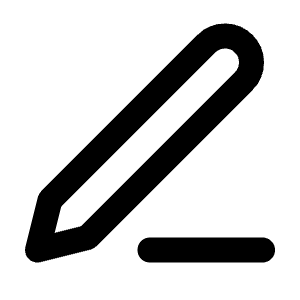 Pen Line Icon from Lucide Line Set