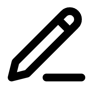 Pencil Line Icon from Lucide Line Set