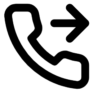 Phone Forwarded Icon from Lucide Line Set