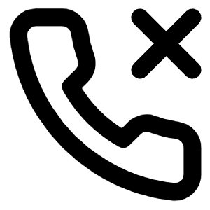 Phone Missed Icon from Lucide Line Set