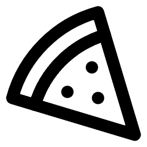 Pizza Icon from Lucide Line Set