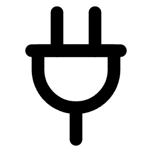 Plug 2 Icon from Lucide Line Set