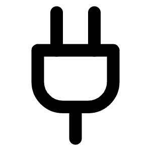 Plug Icon from Lucide Line Set