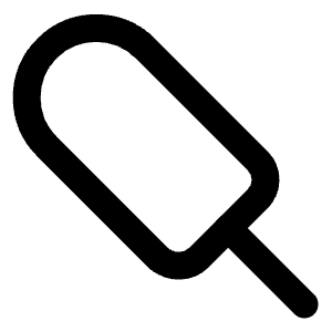 Popsicle Icon from Lucide Line Set