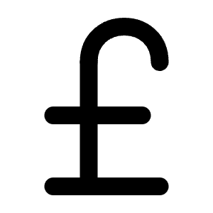 Pound Sterling Icon from Lucide Line Set