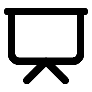Presentation Icon from Lucide Line Set