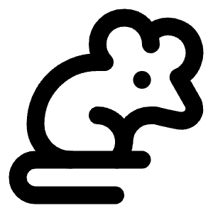 Rat Icon from Lucide Line Set