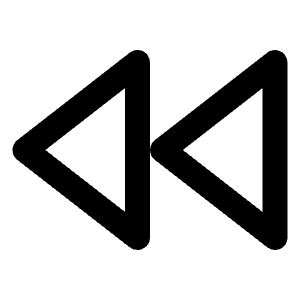 Rewind Icon from Lucide Line Set