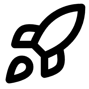 Rocket Icon from Lucide Line Set