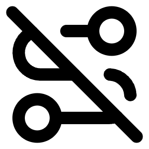 Route Off Icon from Lucide Line Set