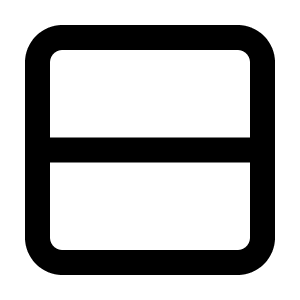 Rows 2 Icon from Lucide Line Set