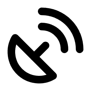 Satellite Dish Icon from Lucide Line Set