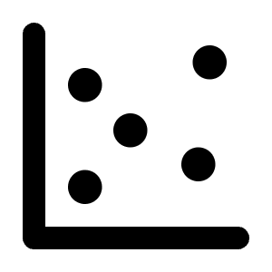 Scatter Chart Icon from Lucide Line Set