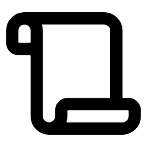 Scroll Icon from Lucide Line Set