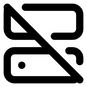 Server Off Icon from Lucide Line Set