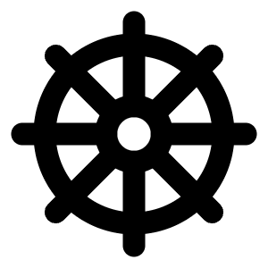 Ship Wheel Icon from Lucide Line Set