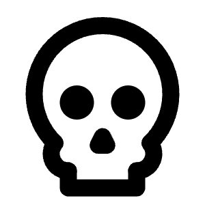 Skull Icon from Lucide Line Set