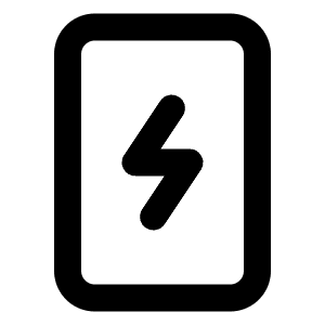 Smartphone Charging Icon from Lucide Line Set