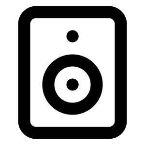 Speaker Icon from Lucide Line Set