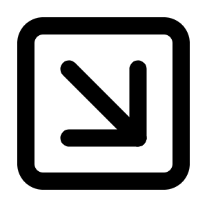 Square Arrow Down Right Icon from Lucide Line Set