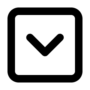 Square Chevron Down Icon from Lucide Line Set
