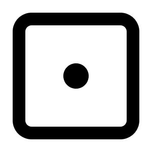 Square Dot Icon from Lucide Line Set