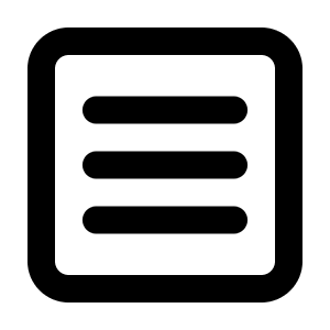 Square Menu Icon from Lucide Line Set