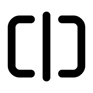 Square Split Horizontal Icon from Lucide Line Set