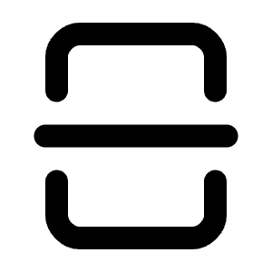 Square Split Vertical Icon from Lucide Line Set