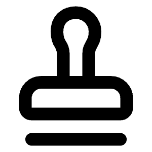 Stamp Icon from Lucide Line Set