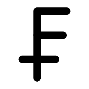Swiss Franc Icon from Lucide Line Set