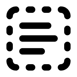 Text Select Icon from Lucide Line Set