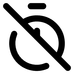 Timer Off Icon from Lucide Line Set