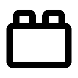 Toy Brick Icon from Lucide Line Set