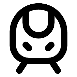 Train Front Icon from Lucide Line Set