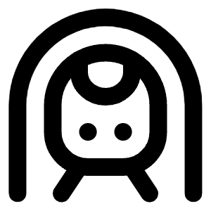 Train Front Tunnel Icon from Lucide Line Set
