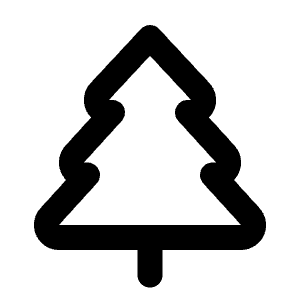 Tree Pine Icon from Lucide Line Set