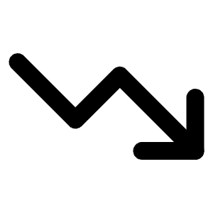 Trending Down Icon from Lucide Line Set