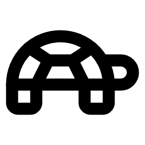 Turtle Icon from Lucide Line Set